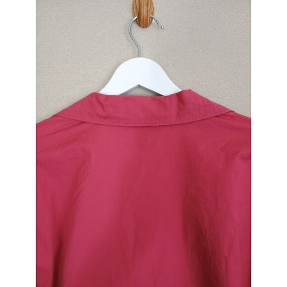 Woolrich Shirt Women's 2X Rose Bud Minimalist Stretch Office Career Button Front - Picture 5 of 12